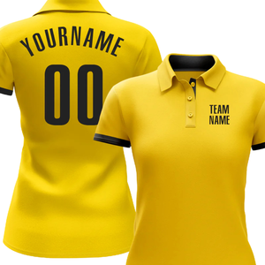 Camiseta Polo Sublimada Personalizada con Nombre de Equipo y Número de Jugador, Ropa Deportiva Personalizada, Diseño Cómodo y Elegante para Equipos - Product Image 4