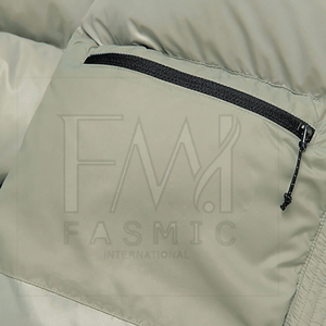 แจ็คเก็ตบอมเบอร์แบบฟองสั้นผ้าโพลีเอสเตอร์100% สำหรับฤดูหนาว - Product Image 6