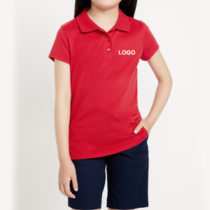 Camisetas Polo Blancas Unisex para Niños al por Mayor, Uniformes Escolares de Manga Corta con Logotipo Personalizado en Tela Jersey - Product Image 6