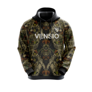 Sweat à capuche camouflage personnalisé Zip Up 100% Polyester Hunting Camo Hoodie Custom Streetwear All Over Digital Real Tree Printed hoodie - Product Image 3