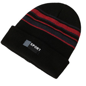 หมวกบีนนี่ชายแบบมีขอบ ราคาส่งจากโรงงาน ผลิตจากผ้า jacquard ระบายอากาศได้ดี สวมใส่สบาย คุณภาพพรีเมียม ราคาถูก สำหรับผู้ใหญ่ - Product Image 1