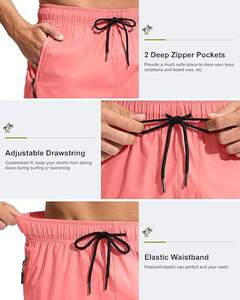 Maillot de bain pour homme Short de bain à séchage rapide avec poches zippées Maillot de bain pour homme - Product Image 4