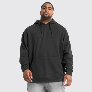 Pull à capuche d'hiver personnalisable pour hommes taille XS 100% coton poche kangourou avec logo OEM Sudaderas Huddies blanc - Product Image 1