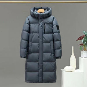 Chaqueta Trench Impermeable con Capucha y Bordado, Edición Americana 700 Peng, para Hombre y Mujer, Blanca, 90% Plumón de Pato, Combinable con Todo - Product Image 4