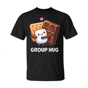 T-shirt « Cute Group Hug S'mores » pour le camping, les aventures en plein air et les promotions - Product Image 2