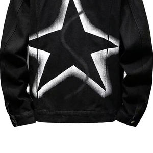 <b>Men</b> Clothing Plain Dyed <b>Denim</b> Jeans <b>Jacket</b> Wholesale New Fashion Long Sleeve Lightweight <b>Men</b> <b>Denim</b> <b>Jacket</b> - Product Image 3