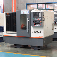 Centre de tournage CNC incliné TCK36A, contrôlé par GSK, haute rigidité, moyenne capacité, 5KW, haute précision, économie d'énergie pour le métal