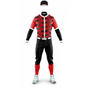 Tenues de baseball personnalisées décontractées et sportives, 100% polyester, légères, ensembles de maillots de baseball, conception de logo personnalisée pour tous les noms et numéros d'équipe - Product Image 3