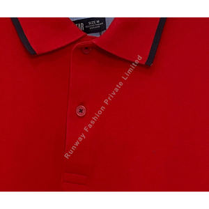 Couleur unie 100% qualité d'exportation pour polo tissu tricoté respirant grande taille prix compétitif approvisionnement en vrac pour le travail - Product Image 3