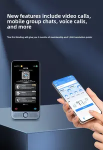 Nuevo Dispositivo Traductor con 142 Idiomas en Línea, 2000mAh, Pantalla Táctil IPS <span class=keywords><strong>de</strong></span> 4.0 Pulgadas, WiFi 5G, Traducción <span class=keywords><strong>de</strong></span> Voz en Tiempo Real para Negocios - Product Image 6