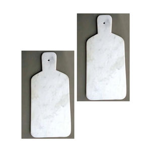 Tabla de cortar de mármol en forma de murciélago hecha a mano de primera calidad, utensilios de cocina de alta calidad hechos en la India, elegantes y duraderos para modernos - Product Image 3