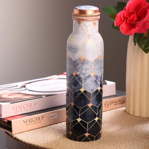 Indian Printed <b>Copper</b> <b>Water</b> <b>Bottle</b> for Ayurvedic Health Benefits Leak Proof Eco Friendly & Durable Design - Product Image 2