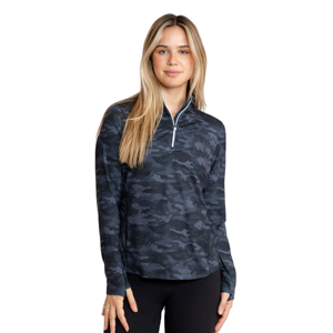 Pull zippé 1/4 respirant de haute qualité pour femmes-confortable, élégant et parfait pour les vêtements décontractés et les activités de plein air - Product Image 1