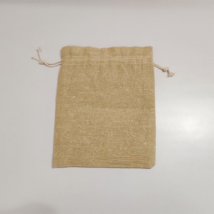 Bolsa de yute de algodón ecológica para embalaje, bolsas con cordón natural reutilizables, bolsas de embalaje de regalo sostenibles para joyería - Product Image 3