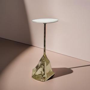 Table de bar minimaliste nordique moderne en aluminium pour café - Product Image 3