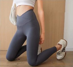 Leggings de yoga taille haute pour femme, effet push-up, sans couture, pour la salle de sport, tissu doux, extensible, antibactérien, respirant - Product Image 3