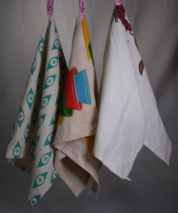 100% Organic Cotton Eco-Friendly Hypoallergenic Floral Pattern <b>Tea</b> <b>Towel</b> Quick Dry Disposable Custom Logo Printed Breathable - Product Image 2