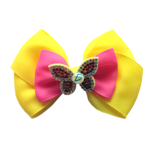 Fiocchi Decorativi per Capelli con Spilla e Gioielli Fantasia a Forma di Farfalla, Disponibili in Coppia - Product Image 2