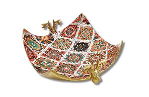 2025 Offre Spéciale en aluminium métal bol ustensiles de cuisine avec tête de cerf doré nouveau design bol décoré fabricant en gros fournisseur - Product Image 5