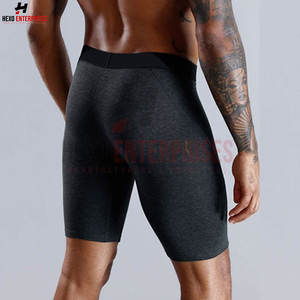 มาใหม่ล่าสุดชุดชั้นในชายที่กําหนดเองเส้นใยไม้ไผ่โพลีเอสเตอร์คุณภาพสูงสี่วิธียืดนักมวยสั้นๆขนาดบวกชุดชั้นในชาย - Product Image 5