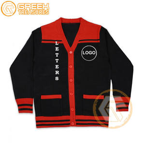 Cárdigan bordado de acrílico Delta personalizado Sigma Sorority ropa griega de alta calidad suéteres transpirables para mujer Theta - Product Image 4