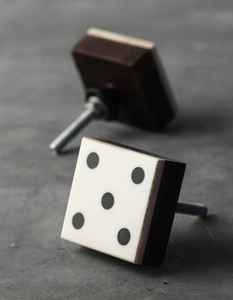 High Quality Handmade Acrylic Lucite Resin <b>Dresser</b> Knobs Rectangular Beech <b>Wood</b> Resin Drawer Knobs for Bedroom Hotel Kitchen Use - Product Image 4