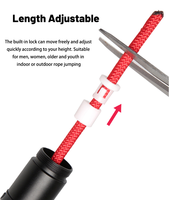 Vente en gros de corde à sauter lourde en alliage PVC et aluminium pour le fitness à domicile corde à sauter réglable avec logo personnalisé