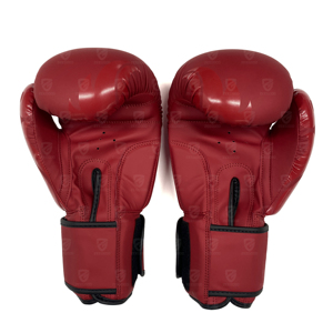 Gants de boxe professionnels en cuir respirant léger de haute qualité 16 oz, rembourrage en mousse, évacuation de l'humidité, fermeture à boucle et crochet - Product Image 3