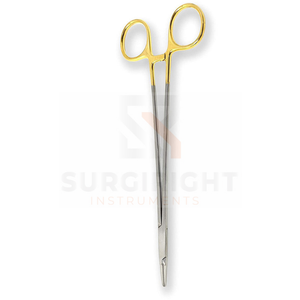 9 Inch Half Gold Stainless Steel <b>Surgical</b> Suture Debakey Needle Forceps Manual Metal <b>Basis</b> <b>Surgical</b> By Surgiright <b>Instruments</b> - Product Image 6