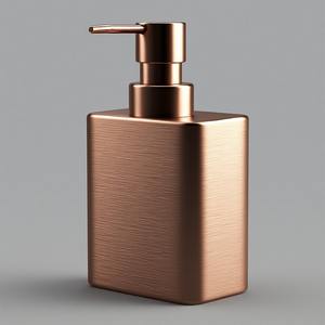 Distributeur de savon à pompe moderne de luxe en acier inoxydable et marbre avec un design écologique, une construction durable et un fonctionnement de pompage fluide - Product Image 6