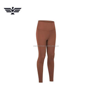 Meilleurs ensembles de leggings de sport pour femmes de haute qualité, taille haute, taille élastique, fitness, yoga, en spandex/nylon, extensible, respirant - Product Image 1