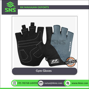 High Quality Strong and Breathable Light Weight Washable Microfiber Suede Leather Gym <b>Fitness</b> <b>Gloves</b> From Indian Supplier - Product Image 2