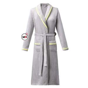 Peignoirs personnalisés femmes manches longues chemise de nuit Peignoirs de bain pour vêtements de nuit 100% soie Satin Robe vêtements de nuit - Product Image 5