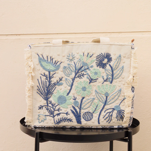 กระเป๋าผ้าดีไซเนอร์ชาติพันธุ์กระเป๋าถือลายชนเผ่าวินเทจสำหรับงานแต่งงานผ้าฝ้ายลายช้างแบบดั้งเดิมอินเดียด้วยแฟชั่นเรืองแสง - Product Image 4