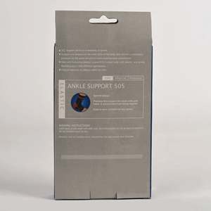 Support de cheville noir/rouge - YC 505 (Silicone & Spandex/Nylon) - Product Image 1