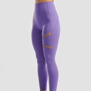 Women Smooth Plain High Quality Elastic Waist Printed Full Length Workout Leggings Supportive Compression Stretch Fabric - Product Image 4