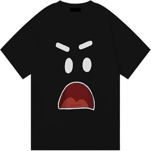 Camiseta Unisex de verano de algodón 100% de alta calidad para hombre y mujer, camiseta gráfica de gran tamaño, LOGOTIPO personalizado, tejido abstracto completamente impreso - Product Image 1