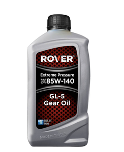 Lubricante Automotriz ROVER 85W-140 GL-5, Aceite para Engranajes de Extrema Presión Antidesgaste, Paquete de 6, 1 Cuarto de Galón - Product Image 1