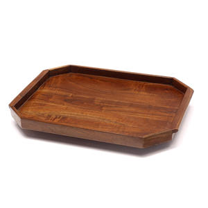 Alimentaire traiteur & présentoir ensemble de plateaux rectangulaires en bois dur repas buffet traiteur plateaux en bois prix le plus bas - Product Image 2
