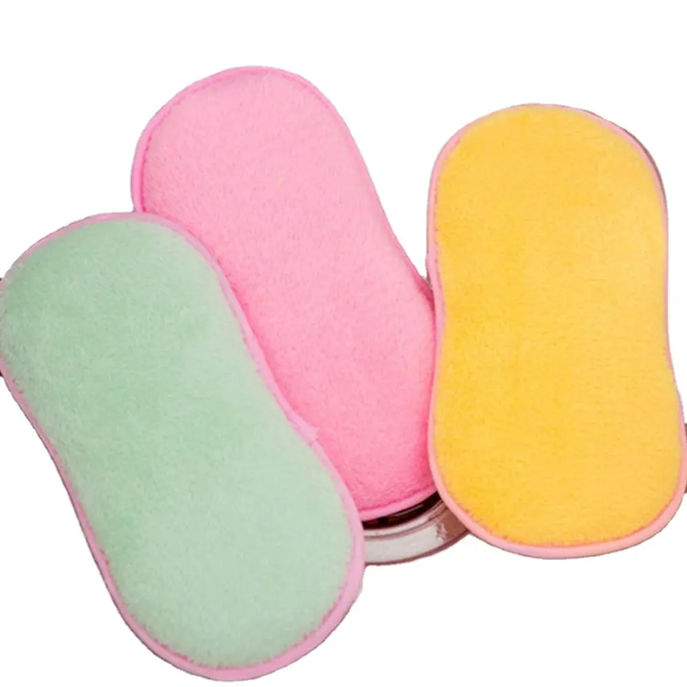 1pc Kitchen Scouring Pads Double Sided Scrubbing Sponges Cleaning Cloths Tool Household Dish Washing Towel