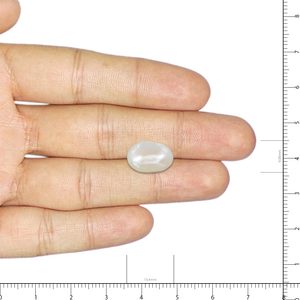 Perla de Imitación Blanca de Agua Dulce Suelta Basra Pearl de 6.12 Quilates para Joyería y Fabricación de Joyas - Product Image 3
