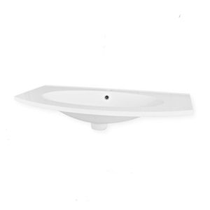91x51 cm curvo da incasso in marmo minerale lavello per mobile da bagno 1 - Product Image 5
