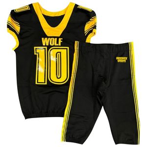 Aparejos Twill Uniformes de fútbol americano Uniforme de fútbol Bordado por sublimación Ropa de fútbol americano - Product Image 1