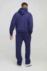 Conjuntos Deportivos Ligeros con Cremallera Completa Personalizados por el Fabricante, Conjuntos Deportivos de Forro Polar para Hombre con Bolsillo en la Manga, Conjuntos Deportivos Transpirables - Product Image 3