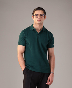 Nueva Camiseta de manga corta de verano para hombre, camiseta POLO bordada con solapa suelta de moda de negocios informal, camisa transpirable para hombre - Product Image 6
