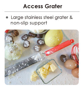 PN14050ขูดสเตนเลสสตีลขนาดใหญ่สีแดงซิลิโคน - Product Image 4