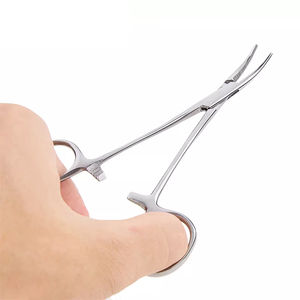 Venta caliente Premium Mosquito Hemostat Bloqueo Fórceps Curved 12,5 cm Arteria Fórceps Quirúrgico Acero inoxidable Mosquito Fórceps - Product Image 4