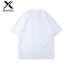 100% algodón 3D Digital impreso negro lavado de gran tamaño 280 GSM Hip Hop camiseta para hombres y mujeres camisetas gráficas Unisex - Product Image 2