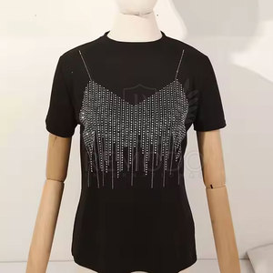 T-shirt décontracté pour femme en coton 100% respirant et à séchage rapide 2025 - Product Image 6