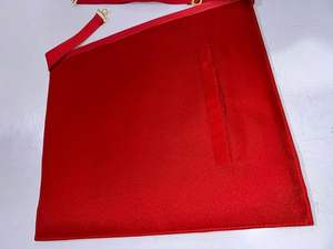 Masonic Blue Lodge Master Mason delantal máquina bordada Regalia algodón cuero tela cinta Material masonería costura - Product Image 5